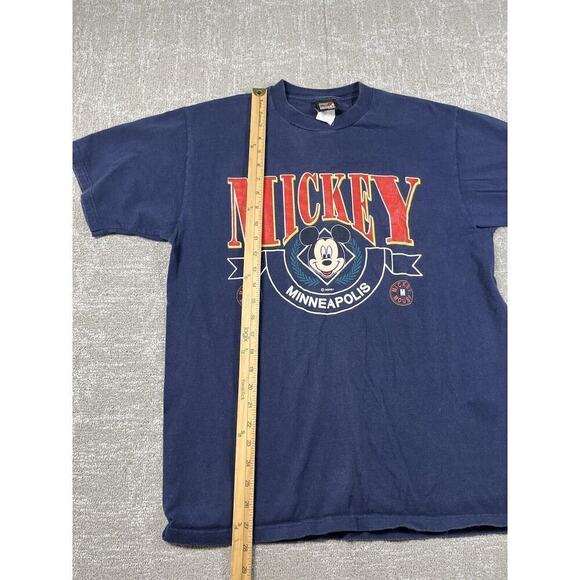 Vintage Mickey Mouse Disney 90s Minneapolis T-Shirt USA Sz Large - Picture 5 of 7